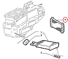 Радіатор опалювача (пічки) з 1998 Fiat Ducato 230, Peugeot Boxer, Citroen Jumper (1998-2002), 46722710, 6448H8, фото 6