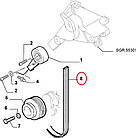 Ремінь генератора 6PK1153 Fiat Ducato 230, Peugeot Boxer, Citroen Jumper (1994-2002) 1.9 (1905), 4506189, фото 3