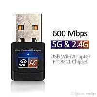 USB Wi-Fi адаптер 5 Ггц и 2.4 Ггц для компьютера и телевизора