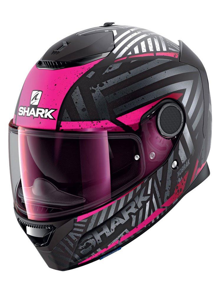 Мотошолом Shark Spartan Kobrak Matt (рожевий)