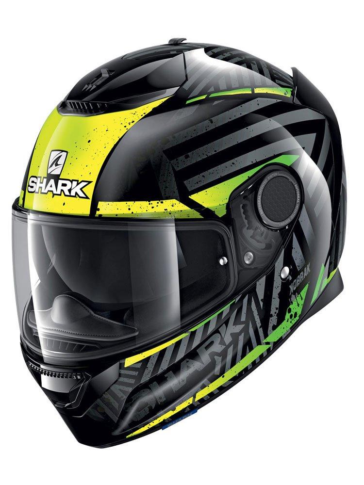 Мотошолом Shark Spartan Kobrak (жовтий)