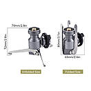 Перехідник тринога для газових пальників та ламп з цангового балона на різьбу Campingmoon Z23-CB, фото 4