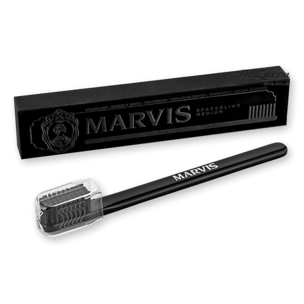 Зубна щітка середньої жорсткості Marvis Medium Toothbrush Black