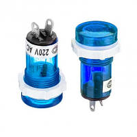 Лампа индикаторная светодиодная синяя XD15-1-220В
