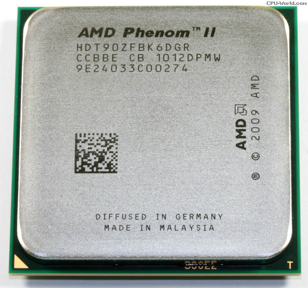 AMD Phenom II X6 1090T Black Edition (six core) 3.2-3.6GHz 125W