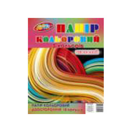 Набір кольорового картону та паперу A4, 5+5 аркушів (НКПКА4)