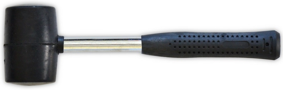 Киянка резиновая с металлической ручкой 900г 70мм Technics 39-022 |молоток резиновый Киянка гумова з - фото 1 - id-p213266005