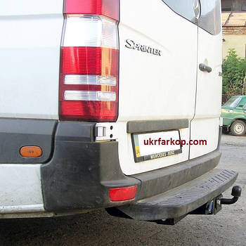 Фаркоп Спринтер, Фаркоп Спринтер 906, Фаркоп Mercedes Sprinter, (2006-2018), бампер з підніжкою