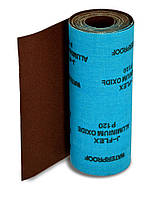Бумага наждачная на тканевой основе водостойкая 200мм 5м зерно 100 Spitce 18-621 |шлифшкурка Папір