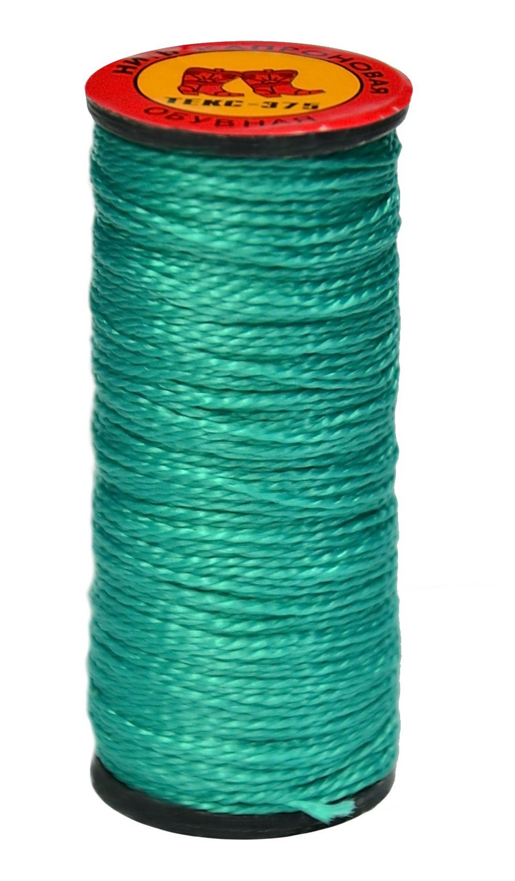 Нитка капронова зелена 375 текс Украина 69-594 |Нить капроновая зеленая 375 текс Украина, фото 1