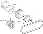Ремінь ГУР на Fiat Ducato 244, Peugeot Boxer, Citroen Jumper (2002-2006) 2.0/2.2, 9624233680, 5750WT, фото 5