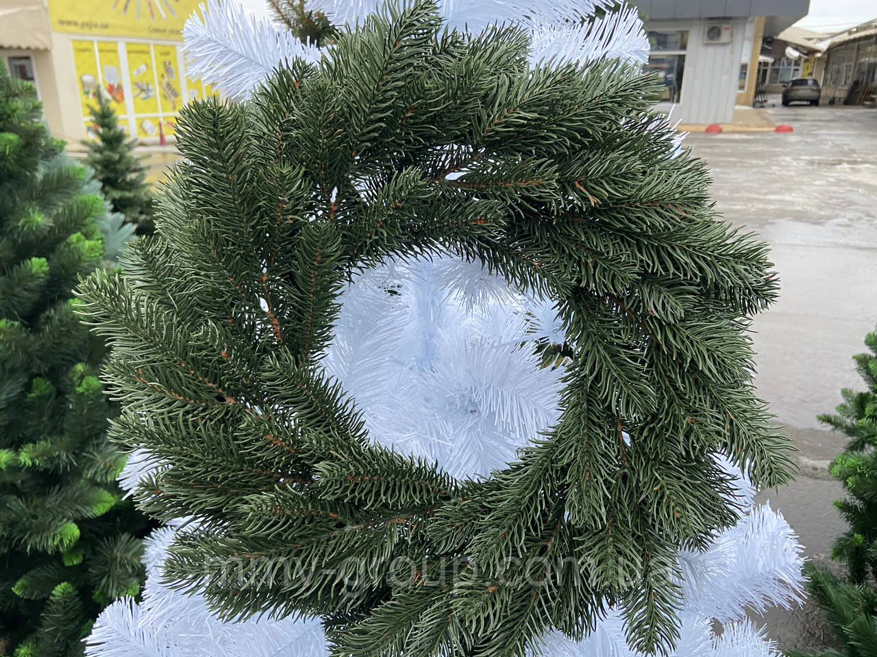 Литой Венок рождественский 55 см декоративный - фото 2 - id-p611542033
