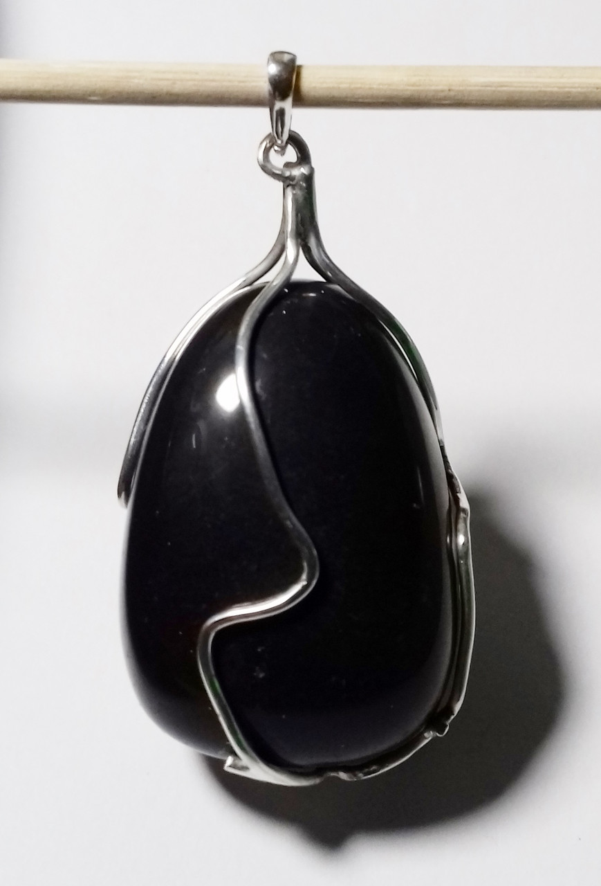 Кулон с черным ониксом, фото 1