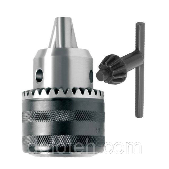 Патрон для дриля з ключем B16, 3-16 мм INTERTOOL ST-1616, фото 1