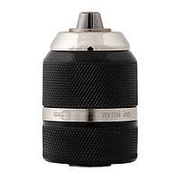 Патрон для дриля швидкозатискний 1/2"-20, 2.0-13 мм, суцільнометалевий INTERTOOL ST-1231