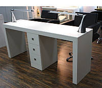 Маникюрный Cтол для Двух мастеров маникюра LuxVM 109 двойной маникюрные столы двухместные180х80х50