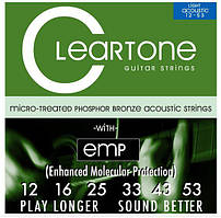 Струни для акустичної гітари CLEARTONE Acoustic 12-53