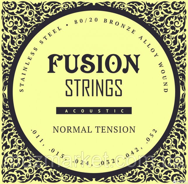 Струни для акустичних гітар Fusion strings FA11, фото 1