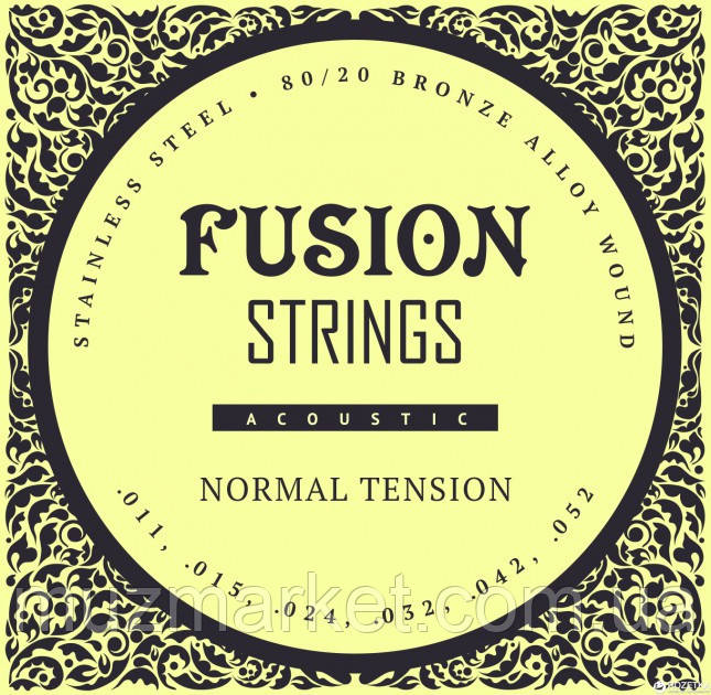 Струни для акустичних гітар Fusion strings FA11