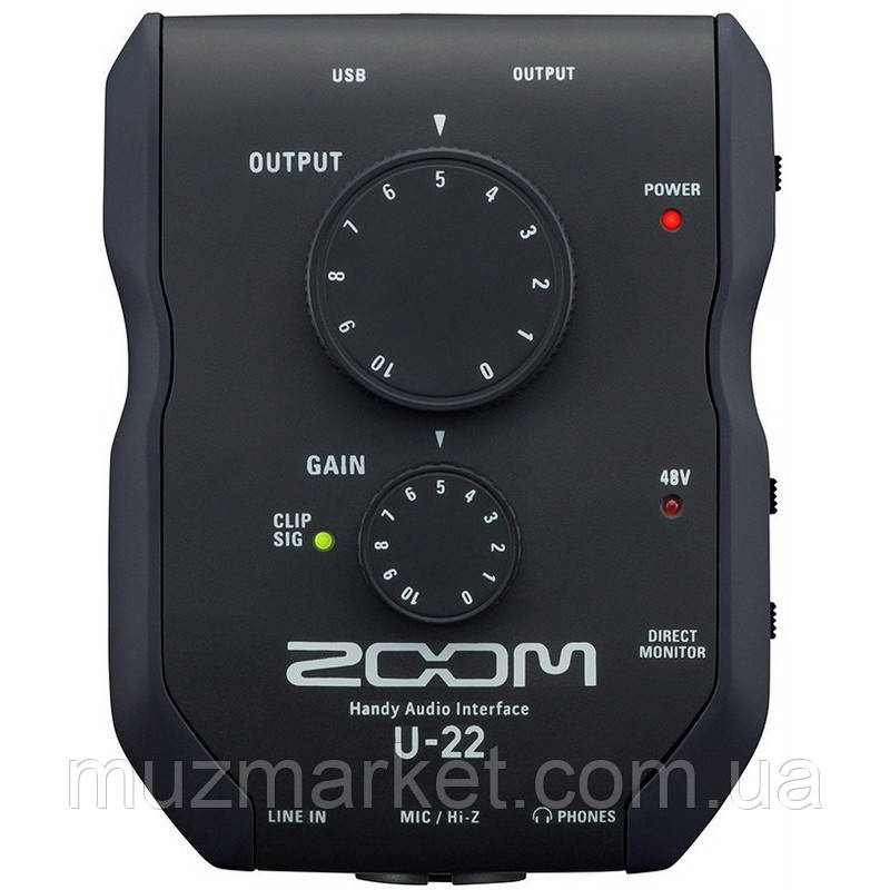 Аудіоінтерфейс Zoom U-22
