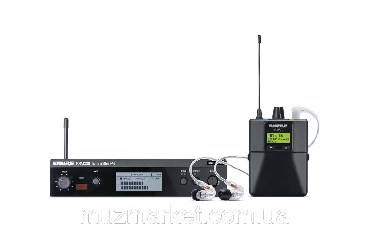 Система вушного моніторингу SHURE P3TERA215CL-H20