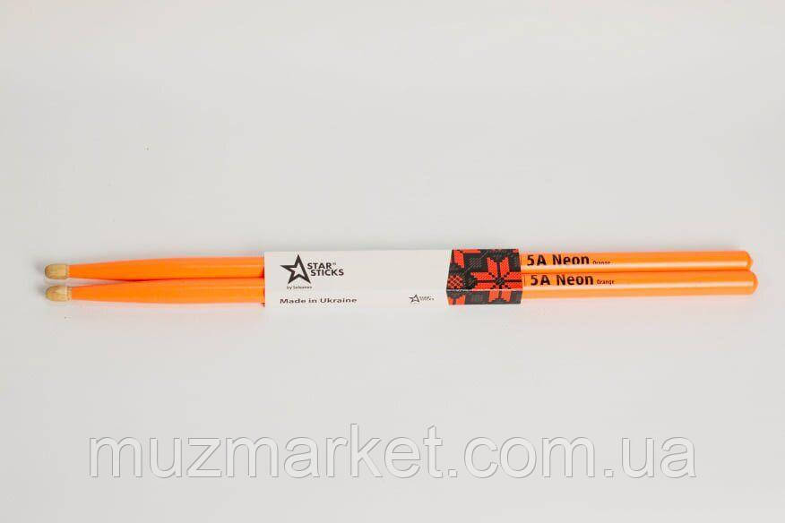 Барабанні палички StarSticks HoRnbeam 5A Neon