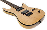 Електрогітара GODIN 032501 — Redline HB Natural Flame SG RN (Made In Canada), фото 4