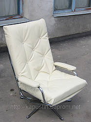 Перетяжка офісних крісел, стільців в шкіру, кожзам в Дніпропетровську