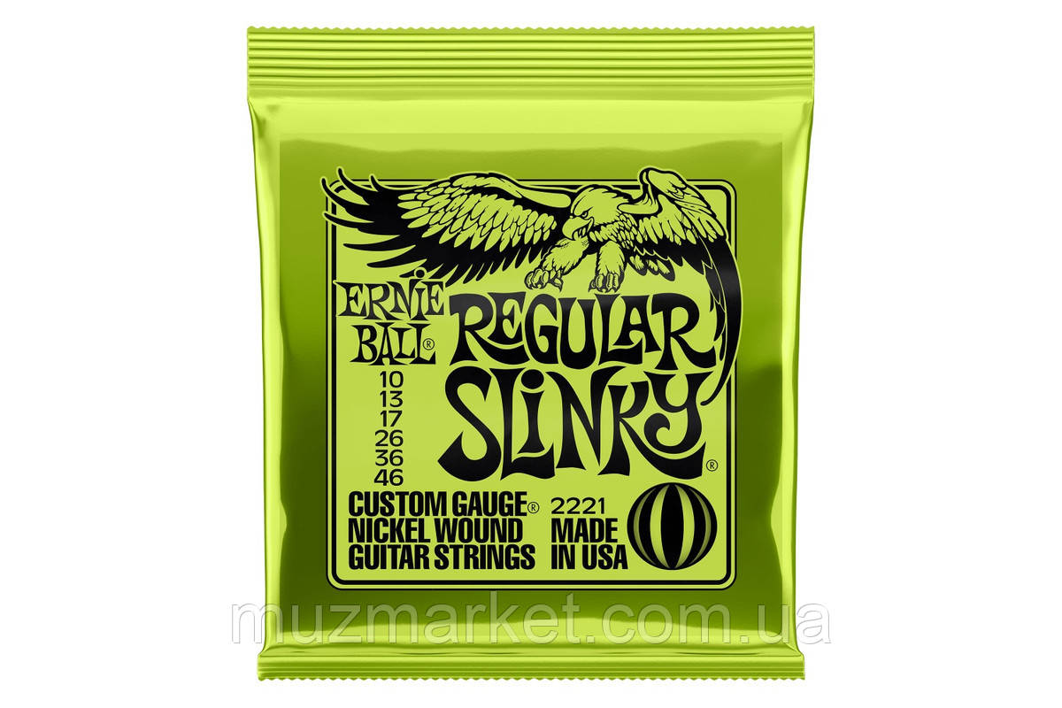 Струни для електрогітар ERNIE BALL P02221, фото 1