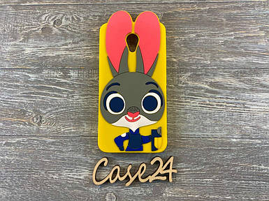 Гумовий 3D чохол для Meizu M3 Note Джуді (4 кольори)