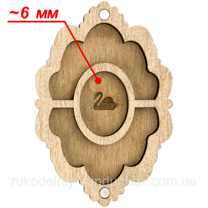 Органайзер для бисера с деревянной крышкой FLZB-108 - фото 3 - id-p1317994843