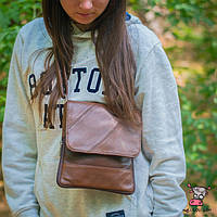 Жіноча коричнева сумка Фабія