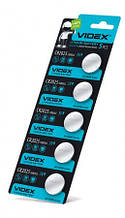 Літієва Батарейка VIDEX CR2025 5pcs BLISTER CARD