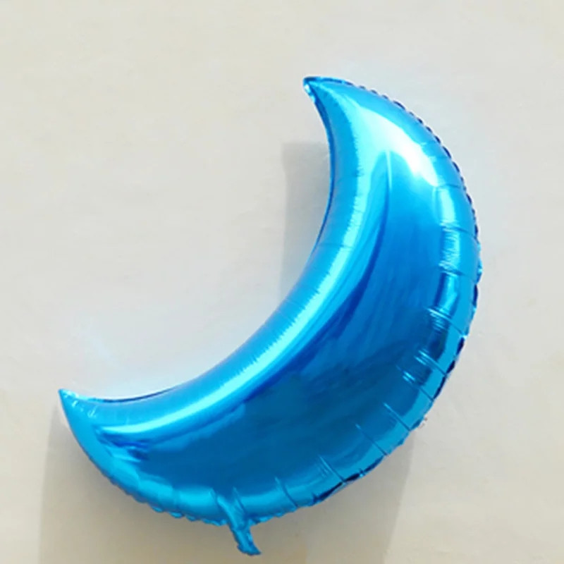 Фольгований куля місяць синя 86 см
