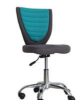 Крісло офісне Office4You Poppy, сіро-блакитне