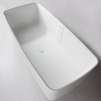 Ванна отдельностоящая каменная Solid surface Volle 12-40-034 белая