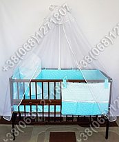 Балдахін 4,5 м на дитяче ліжечко фатин, фото 4