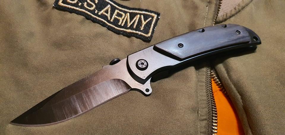 Мисливський складаний ніж Noname Black 338B полювання, риболовлі, туризму