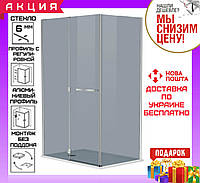 Душевая кабина прямоугольная 120x80 см распашная дверь Eger Megerka 120x80 см 599-330/L без поддона