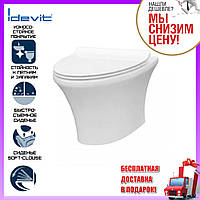 Унитаз подвесной Idevit Rena 2904-0606 с сиденьем soft-close