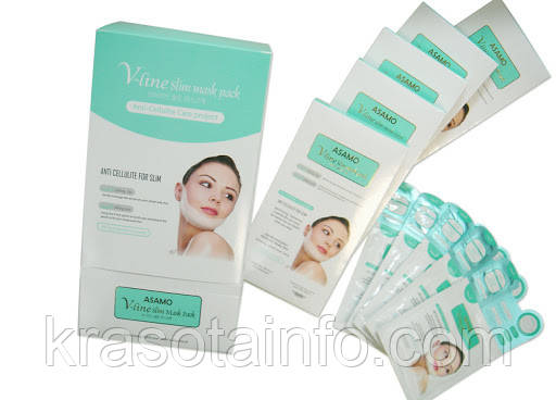 Маска-ліфтинг для щік і підборіддя V-Line SLIM MASK PACK, 1 шт. - 15 г