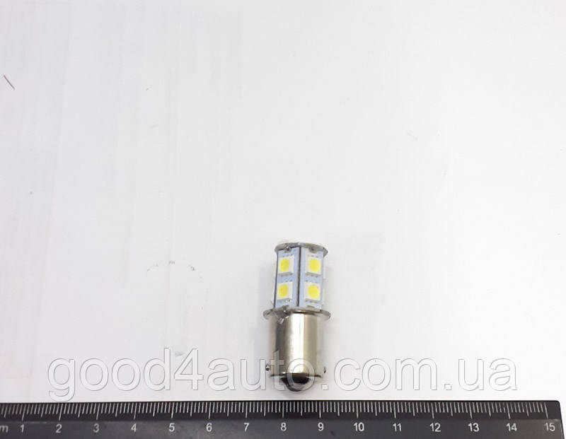 Лампа светодиодная P21W BA15S 13SMD (50/50) Белый T25, фото 1
