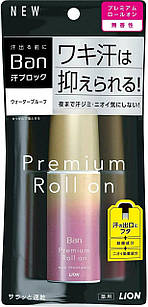 LION Ban Premium Roll On Кульковий дезодорант-антиперспірант без запаху, 40 мл