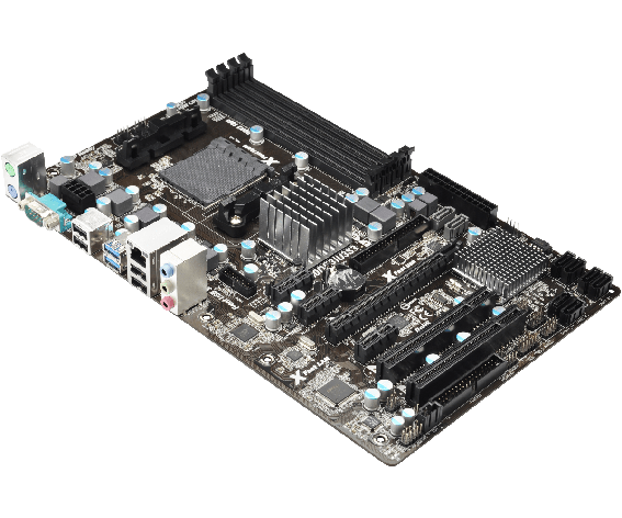 Мат. плата ASRock 980DE3/U3S3 (RTL) SocketAM3+  PCI-E GbLAN SATA RAID ATX 4DDR3, фото 1