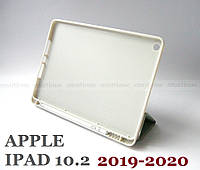 Умный чехол софт тач для Apple Ipad 7 10.2 / Ipad 8 2020/ 2021 серый с нишей для стилуса