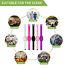 Універсальний силіконовий браслет для антисептика Індивідуальний дозатор диспенсер дезінфектора рук, фото 10