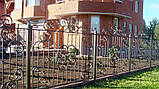 Металеві огорожі зварні секційні / Паркани металеві секційні, фото 5