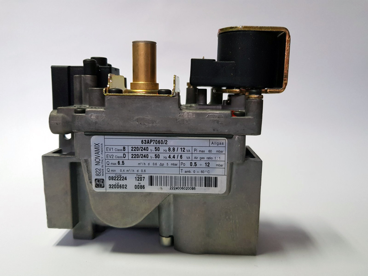 Газовий клапан SIT SIGMA 845048 на газовий котел BAXI/WESTEN 5653610