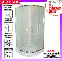 Душевая кабина 90х90 см AquaStream Pattern 99 L №8 профиль хром