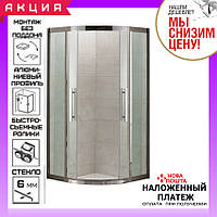 Душевая кабина 90х90 см AquaStream Premium S Line 90 профиль хром